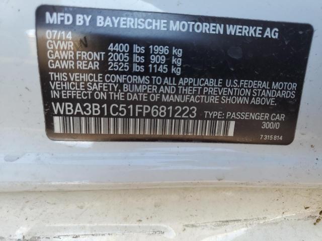 2015 BMW 320 I WBA3B1C51FP681223