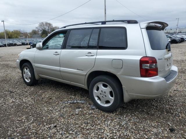 TOYOTA HIGHLANDER 2006 silver 4dr spor gas JTEEP21A960187084 photo #3
