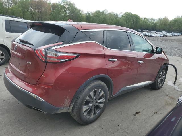 Vin: 5n1az2mh8gn115525, lot: 55928945, nissan murano s 20163