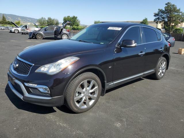 INFINITI QX50 2017 black station gas JN1BJ0RR2HM408787 photo #1
