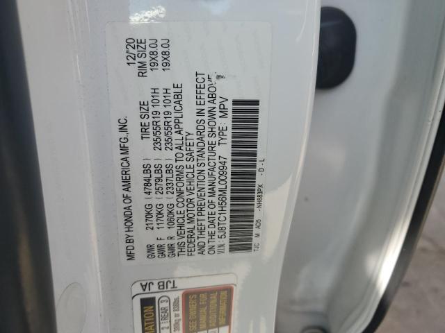 2021 ACURA RDX TECHNO 5J8TC1H56ML009947