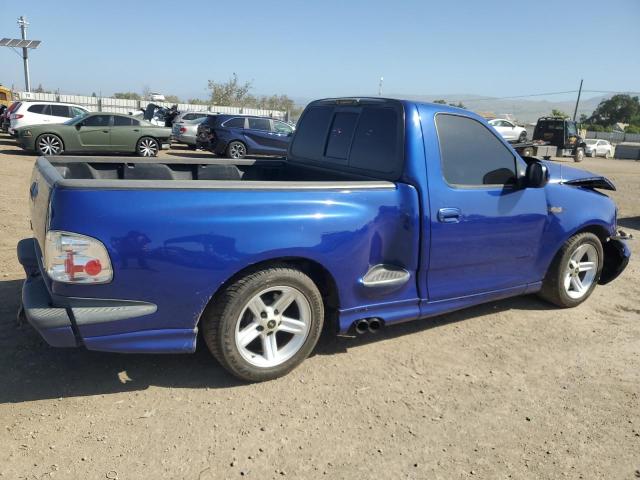 FORD F150 SVT L 2004 blue  gas 2FTRF07324CA70829 photo #4