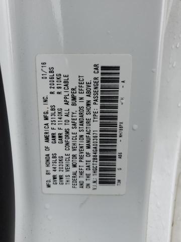 2016 HONDA ACCORD EXL - 1HGCT2B84GA003671
