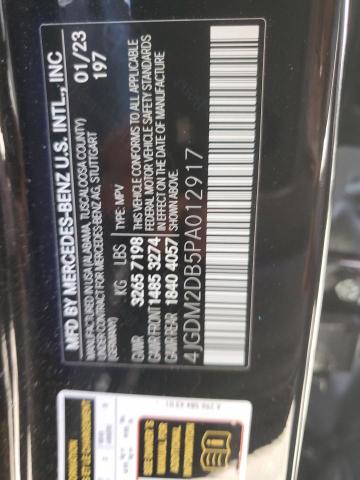 2023 MERCEDES-BENZ EQS SUV 45 4JGDM2DB5PA012917