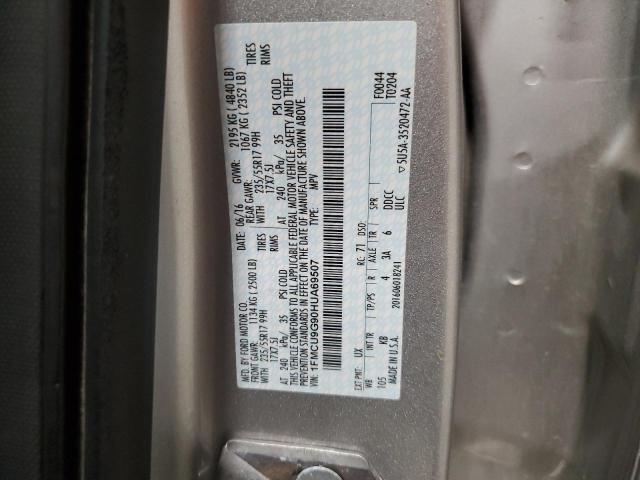 2017 FORD ESCAPE SE - 1FMCU9G90HUA69507