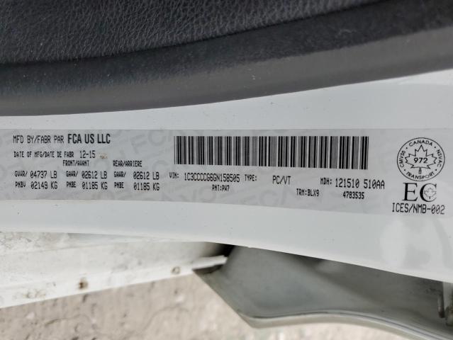 2016 CHRYSLER 200 C 1C3CCCCG6GN158505