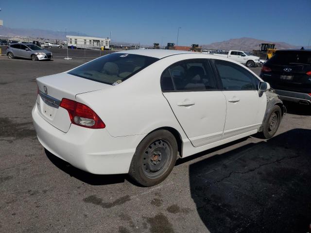 HONDA CIVIC LX 2011 white  gas 2HGFA1F52BH539154 photo #4