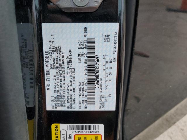 2015 FORD FUSION SE - 3FA6P0H70FR125697