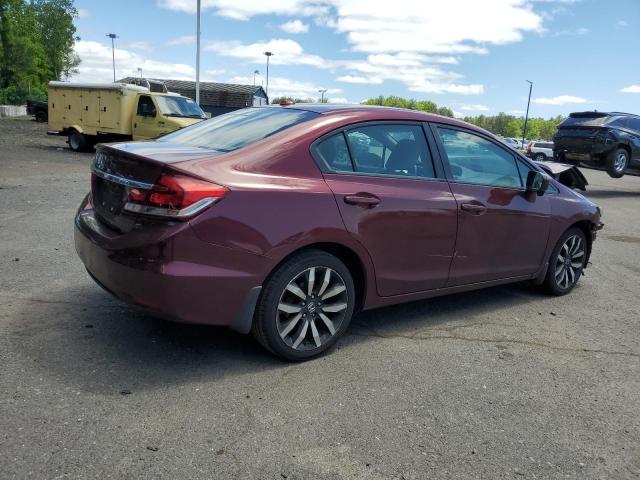 Vin: 2hgfb2f94fh526174, lot: 57670835, honda civic exl 20153