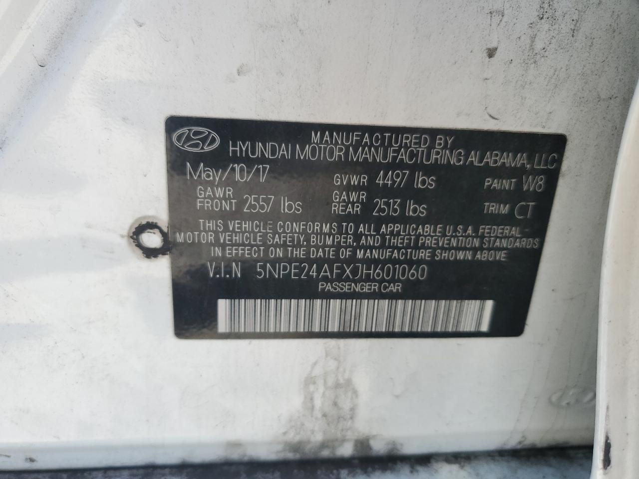Hyundai Sonata se 2018