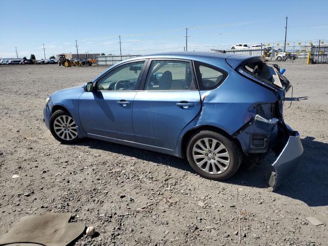 SUBARU IMPREZA 2. 2008 blue  gas JF1GH61658H822079 photo #3