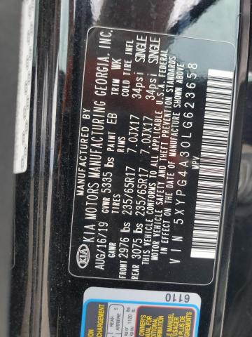 2020 KIA SORENTO L - 5XYPG4A30LG623658