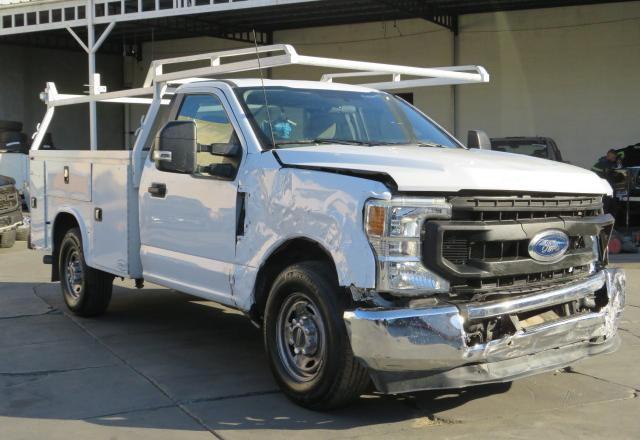 FORD F250 SUPER 2022 white  gas 1FTBF2A65NEE90385 photo #1