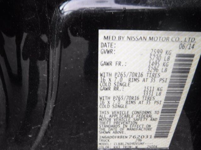 2014 NISSAN FRONTIER S #3302708054