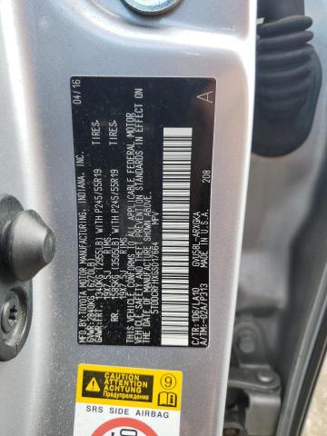 2016 TOYOTA HIGHLANDER - 5TDDCRFHXGS017664