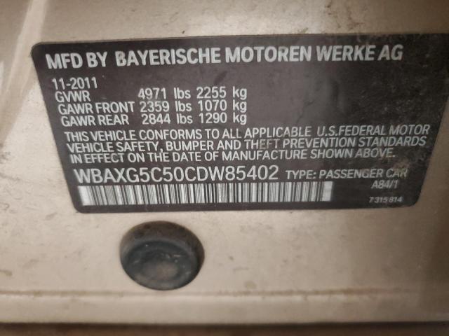 wbaxg5c50cdw85402 - 2012 Bmw 5 series i - #56909125