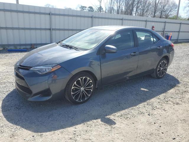 TOYOTA COROLLA L 2017 gray sedan 4d gas 2T1BURHE7HC874378 photo #1