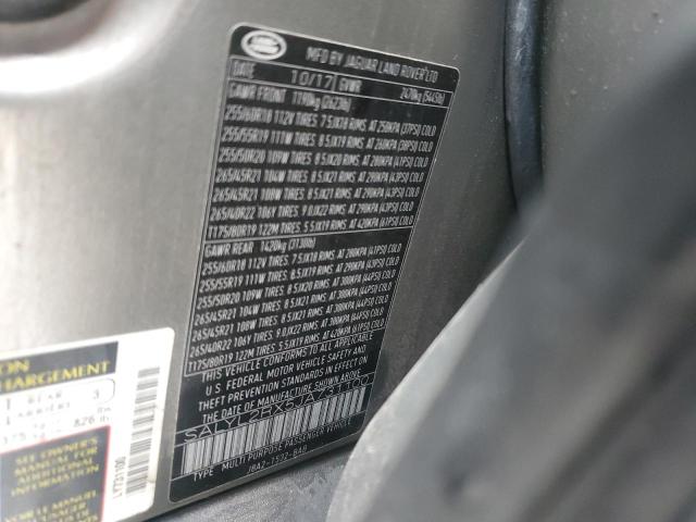 2018 LAND ROVER RANGE ROVE - SALYL2RX5JA731100