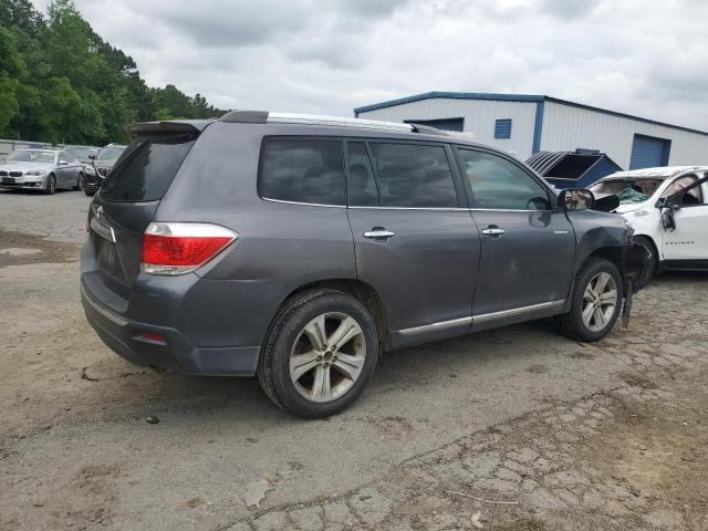 Vin: 5tdyk3eh4cs076738, lot: 58552115, toyota highlander limited 20123