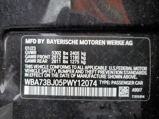 2023 BMW 540 XI WBA73BJ05PWY12074