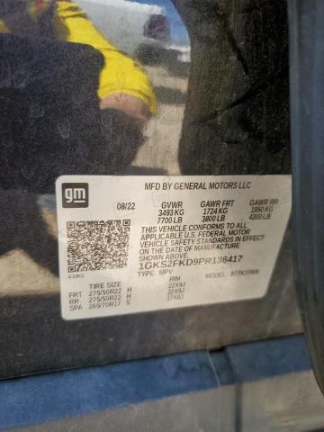 2023 GMC YUKON XL K 1GKS2FKD9PR136417