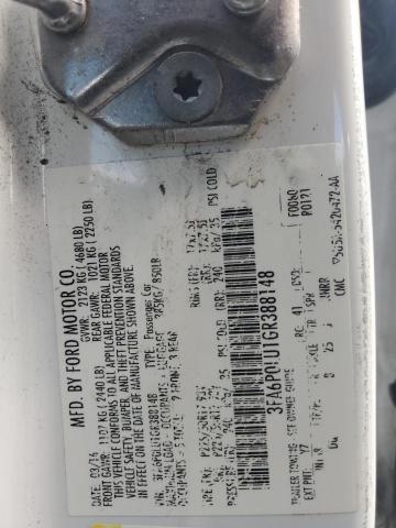 2016 FORD FUSION SE - 3FA6P0LU1GR388148