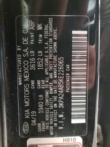 2019 KIA RIO S 3KPA24AB5KE226065