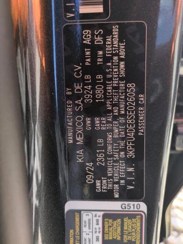 2025 KIA K4 EX 3KPFU4DE8SE026058