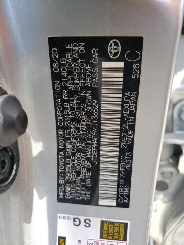2021 TOYOTA COROLLA LE JTDEPMAE5MJ136529