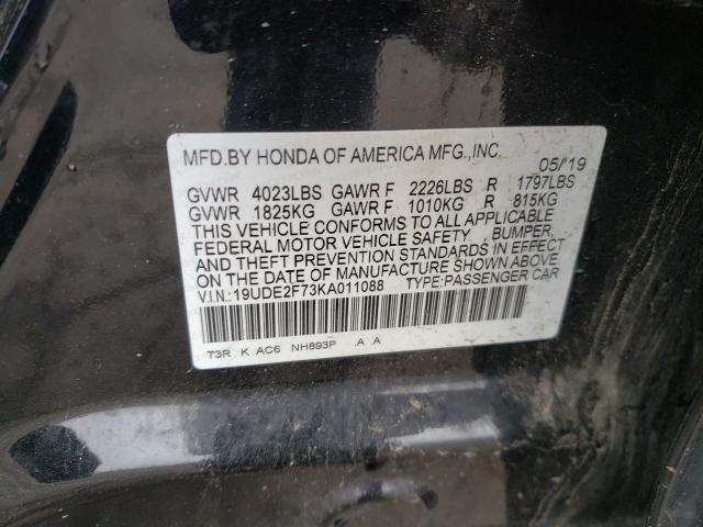 2019 ACURA ILX PREMIU - 19UDE2F73KA011088