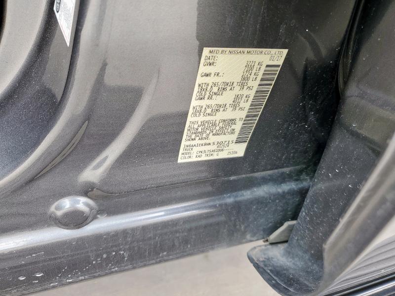 2017 NISSAN TITAN S - 1N6AA1EK8HN530715