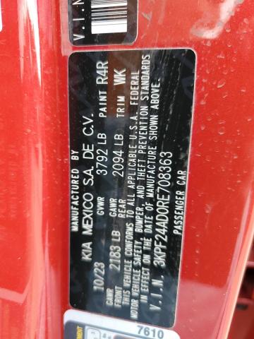 2024 KIA FORTE LX 3KPF24AD0RE708363