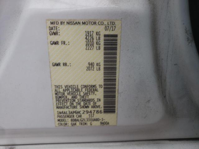 2017 NISSAN ALTIMA 2.5 - 1N4AL3AP6HC294786