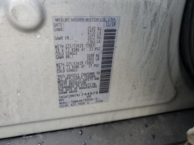 2019 NISSAN ROGUE S - 5N1AT2MV7KC744978