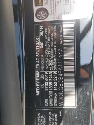 2015 MERCEDES-BENZ S 550 WDDUG8CB4FA111667