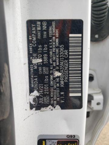 2022 HYUNDAI VENUE SE KMHRB8A35NU133065