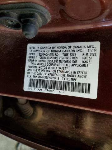 2015 HONDA CR-V 2HKRM4H36FH609719