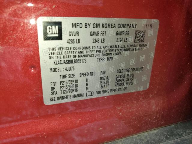 2020 BUICK ENCORE PRE - KL4CJASB0LB065173