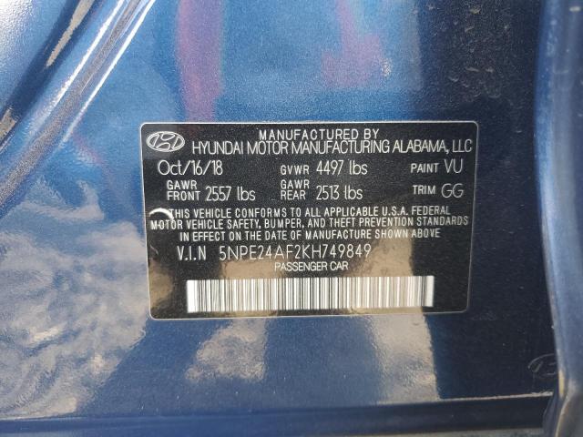 2019 HYUNDAI SONATA SE - 5NPE24AF2KH749849