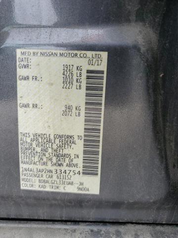 2017 NISSAN ALTIMA 2.5 - 1N4AL3AP2HN334754