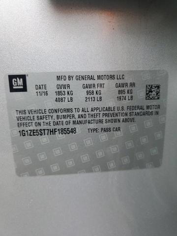 2017 CHEVROLET MALIBU LT - 1G1ZE5ST7HF185548