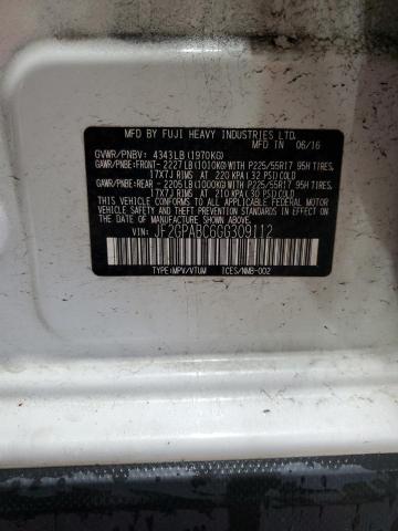 2016 SUBARU CROSSTREK - JF2GPABC6GG309112