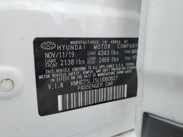 2020 HYUNDAI IONIQ SE - KMHC75LJ5LU060827