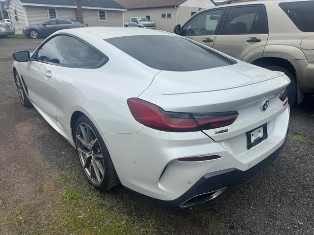 BMW M850XI 2019 white  gas WBABC4C57KBJ35771 photo #3