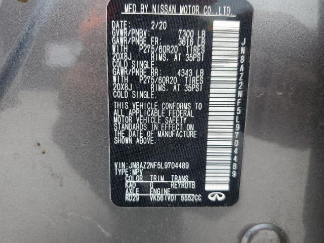2020 INFINITI QX80 LUXE - JN8AZ2NF5L9704489