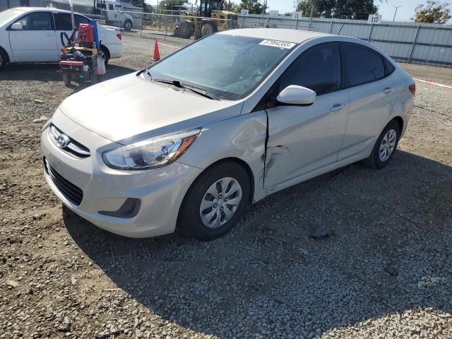 HYUNDAI ACCENT SE 2016 gray  gas KMHCT4AE4GU112272 photo #1