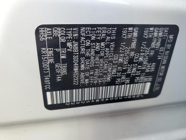 2024 NISSAN ROGUE PLAT JN8BT3DD4RW452322