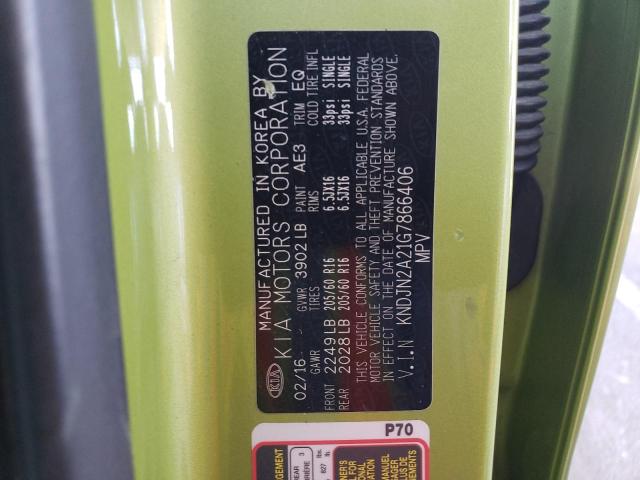 2016 KIA SOUL - KNDJN2A21G7866406