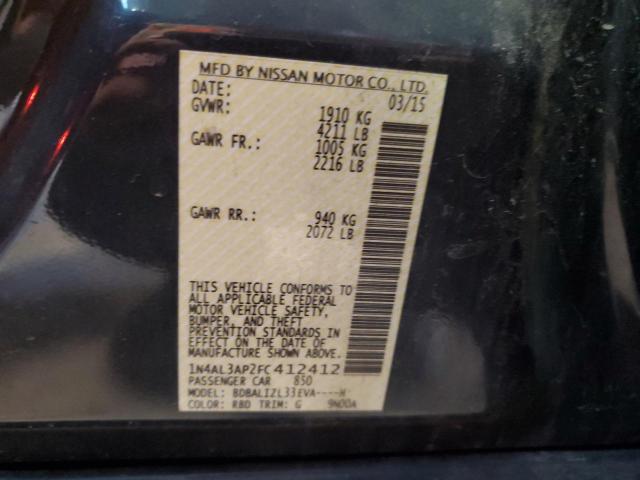 2015 NISSAN ALTIMA 2.5 - 1N4AL3AP2FC412412