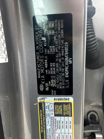 2021 KIA SPORTAGE S KNDPRCA68M7848519